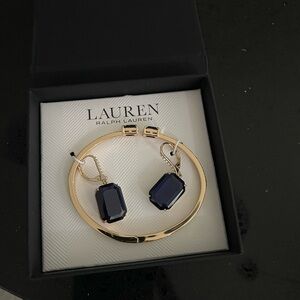 Lauren Ralph Lauren Gold Bracelet with Blue Accents
